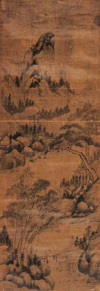佚名 山水 立轴